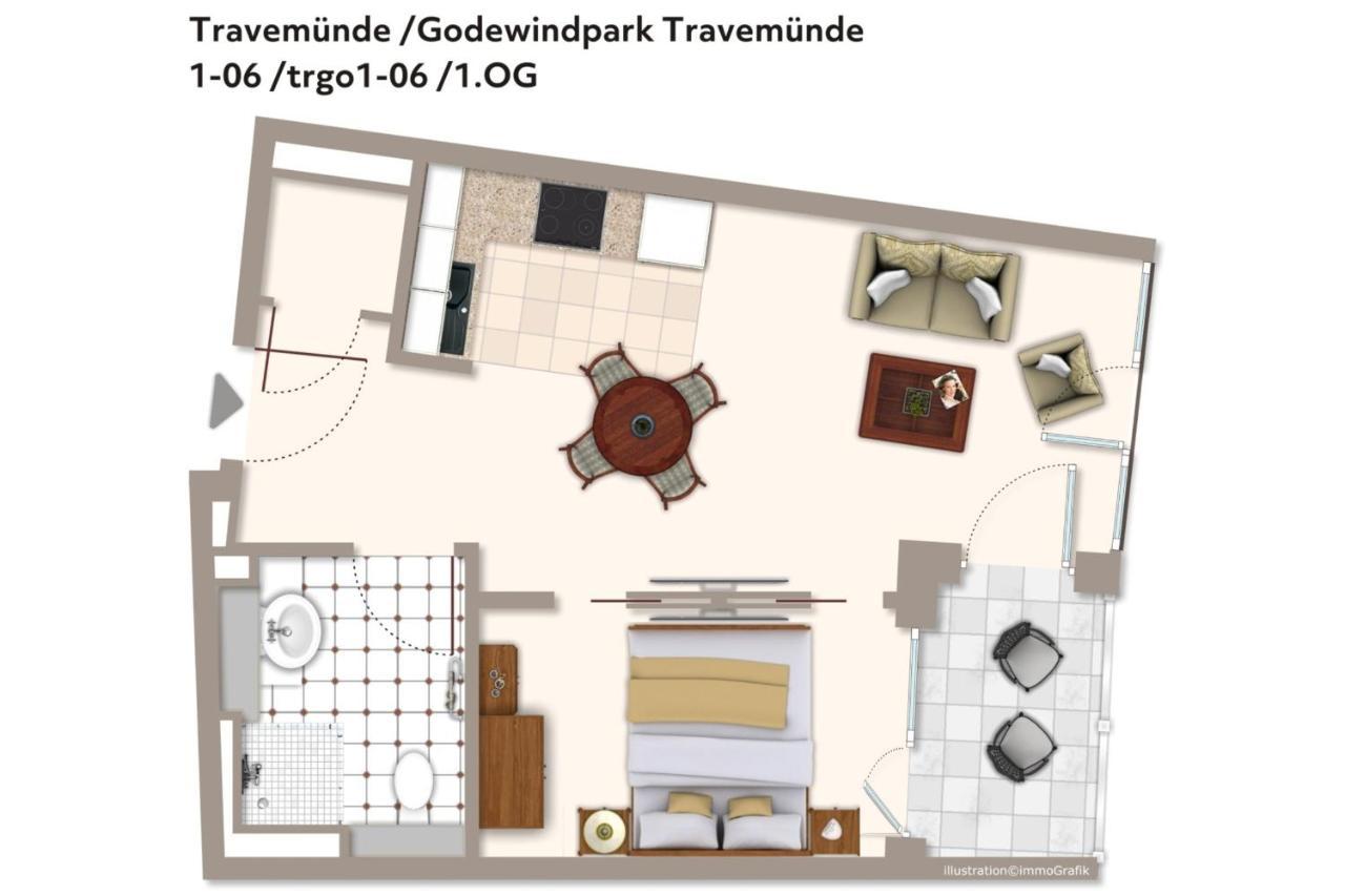 Godewindpark Travemuende Godewindpark Travemuende 1-06 Apartment Lubeck Ngoại thất bức ảnh